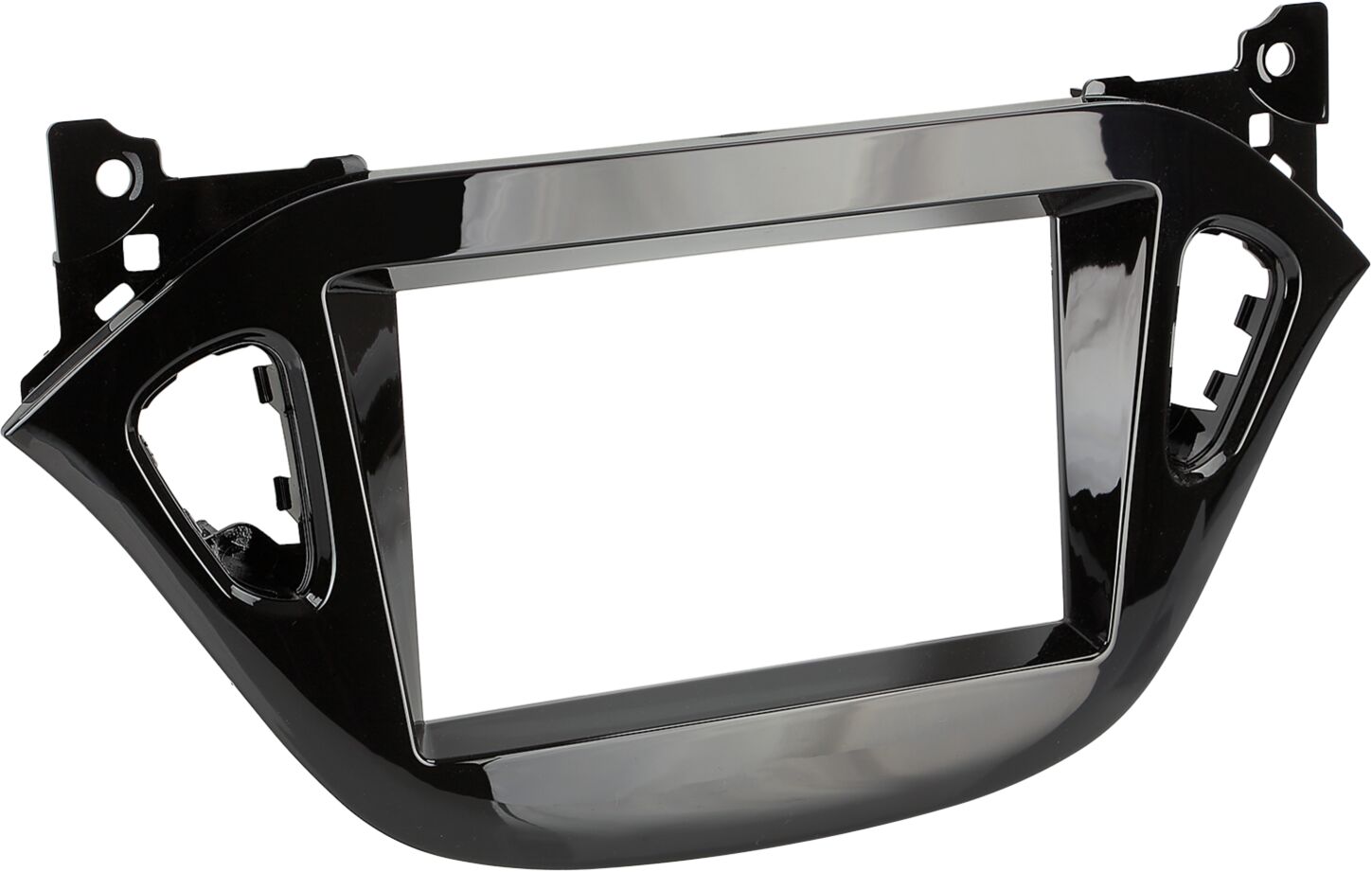 2-DIN Paneel Opel Corsa (E) 2017-2019 Kleur: Pianolak Zwart  - 381230 34 1 nur blende - 381230-34-1