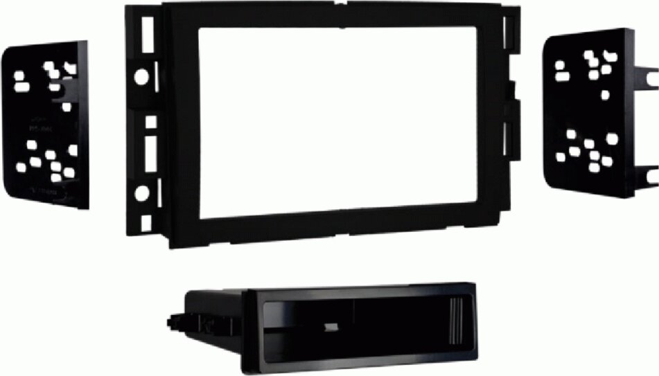 2-DIN Paneel GMC/Suzuki/Chevrolet/Hummer->  Kleur: Zwart (METRA) - 381238 10 1 - 381238-10-1