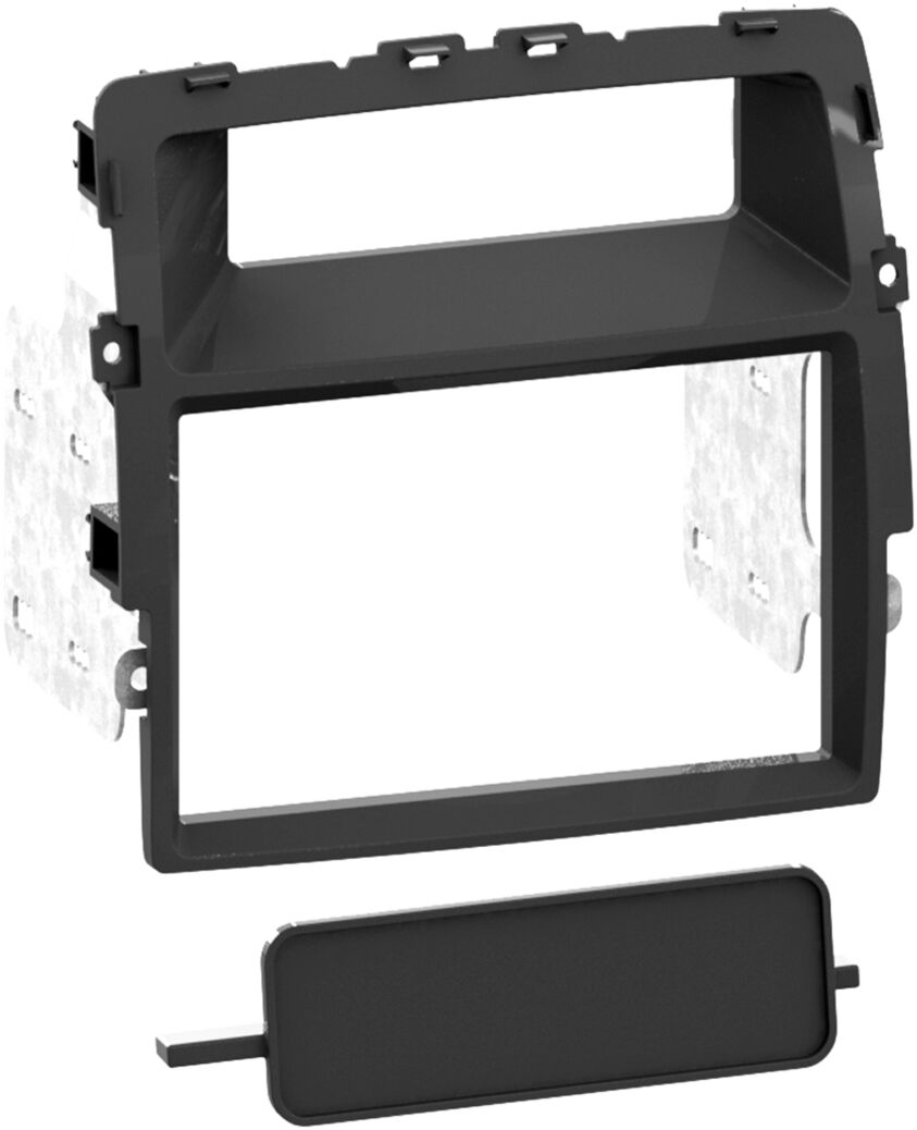 2-DIN Panee lNissan Primastar(X83) Opel Vivaro B(X83)(J7/F7/E7) Renault Trafic II((JL/FL/EL) Zwart - 381250 01 - 381250-01