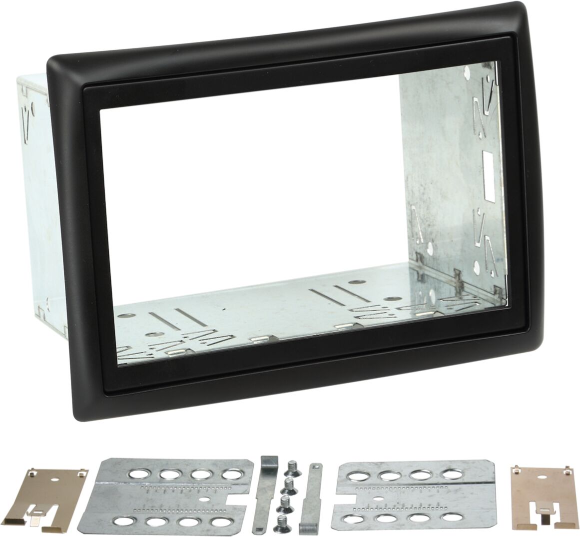2-DIN Paneel Renault M&eacute;gane 2002-2010 - kleur: Zwart - 381250 06 - 381250-06