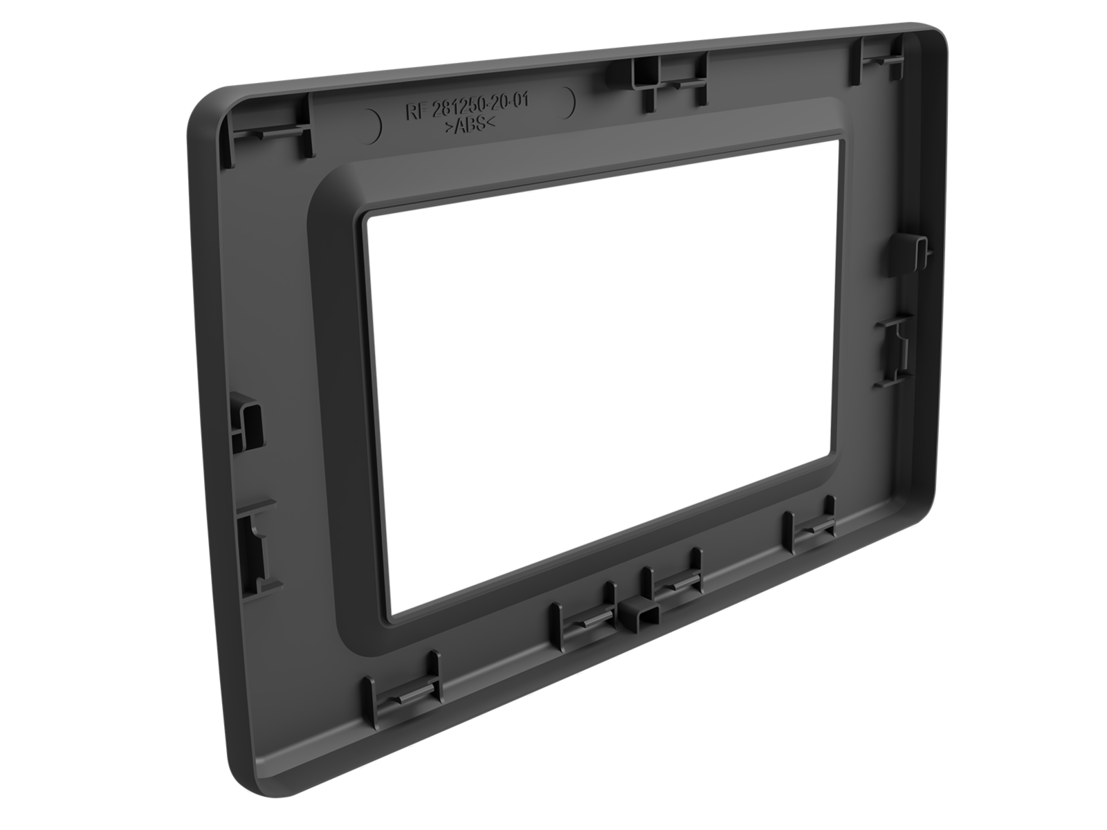 2-DIN Paneel Nissan NV400 - Opel Movano - Renault Master - Kleur : Zwart - 381250 20 1 2 - 381250-20-1