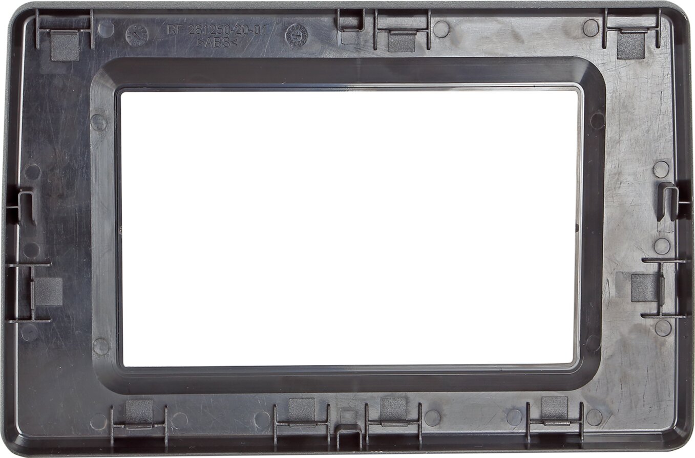 2-DIN Paneel met opbergvak Nissan NV400 - Opel Movano - Renault Master - Kleur : Zwart - 381250 20 1 rear - 281250-20-1