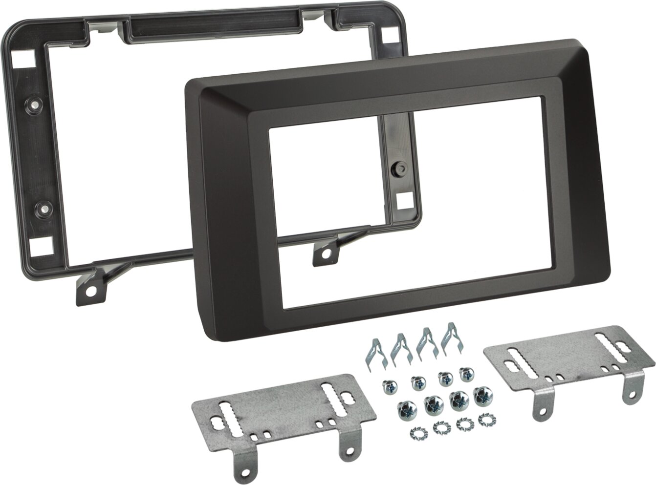 2-DIN Paneel Dacia Duster (SR) 2021-2022 - Kleur: zwart - 381250 21 1 - 381250-21-1