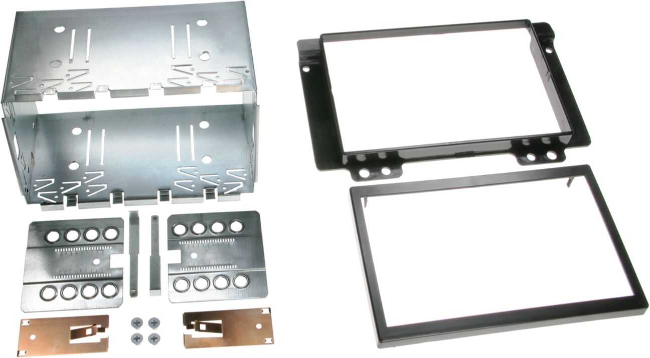 2-DIN Paneel Land Rover Land Rover Freelander (LN/LND Facelift) 2004-2006 Kleur: Zwart - 381260 03 - 381260-03