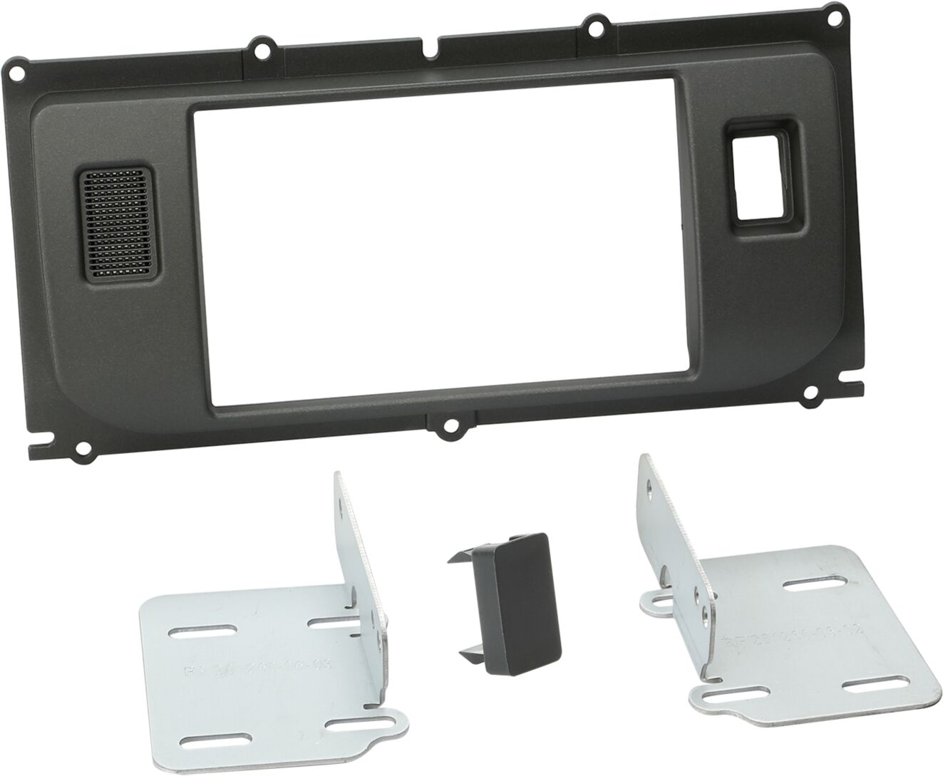 2-DIN Paneel Land Rover Evoque zonder PDC button 2012-2019 Kleur: Antraciet  - 381260 06 2 - 381260-06-2