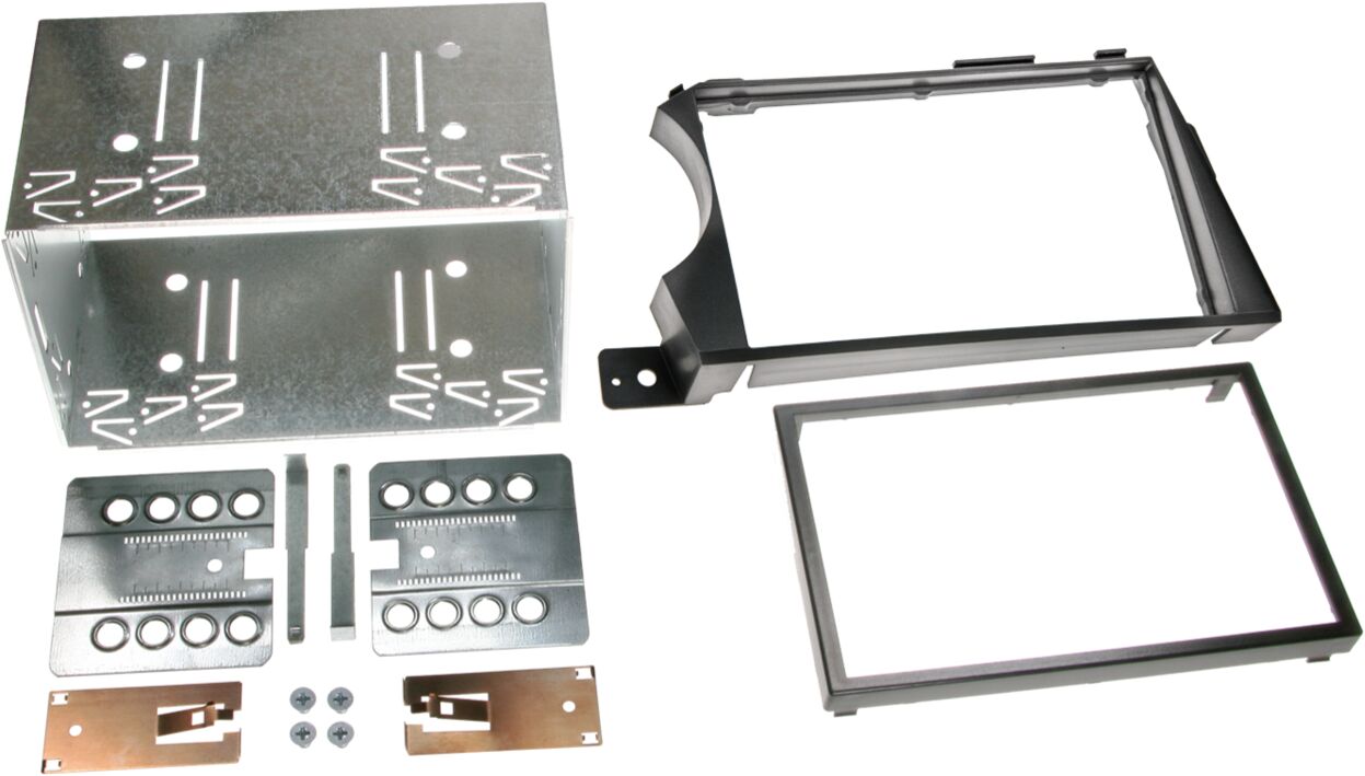 2-DIN Paneel SsangYong Actyon (CJ) 2006->  Kleur: Zwart - 381275 04 - 381275-04
