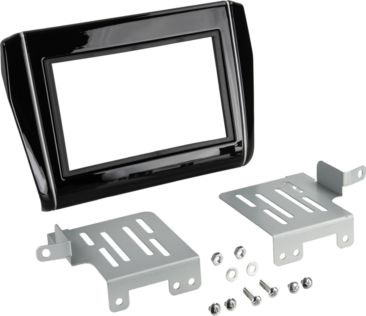 2-DIN Paneel Suzuki Swift (AZ) 07/2017 - 2024  Kleur: Piano Zwart - 381292 04 - 381292-04