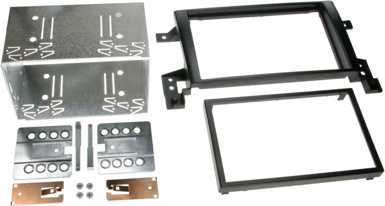 2-DIN Paneel Suzuki Grand Vitara (JT) 2005-2015 Kleur: Zwart - 381294 02 - 381294-02