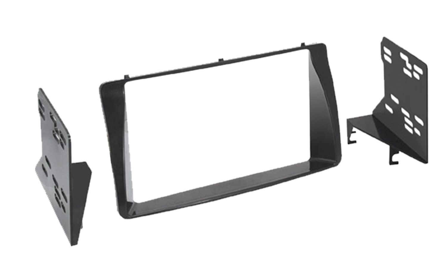 2-DIN Paneel Toyota Corolla (E12U/E12J) (E12T/E12TS)  Corolla Verso (2.Generatie) - Kleur: Zwart - 381300 07 - 381300-07