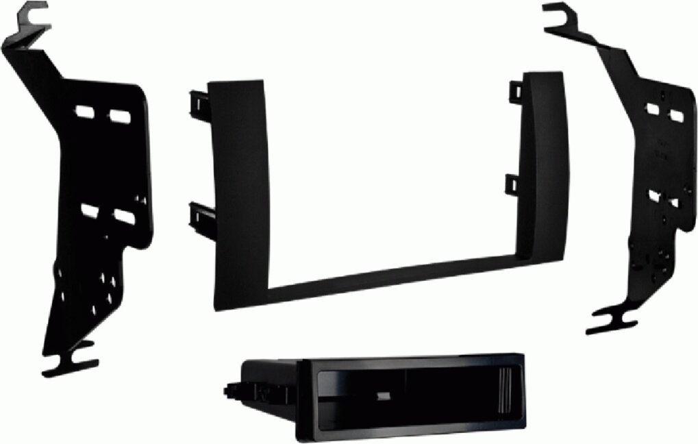 2-DIN radiopaneel met opbergvak Toyota Prius 01/2004-06/2009 (METRA)  - 381300 09 1 - 381300-09-1