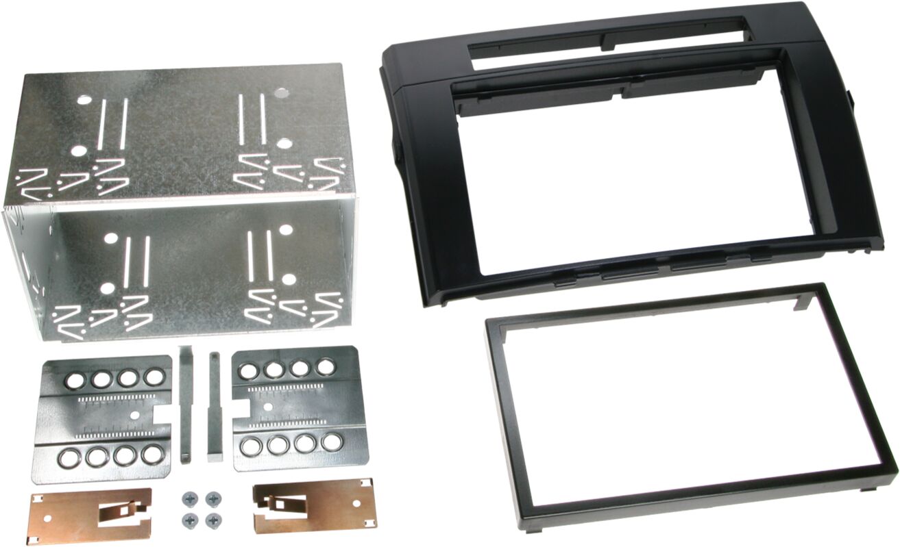 2-DIN Paneel Toyota Corolla Verso (R1) 2004-2009 - Kleur: zwart  - 381300 21 1 - 381300-21-1