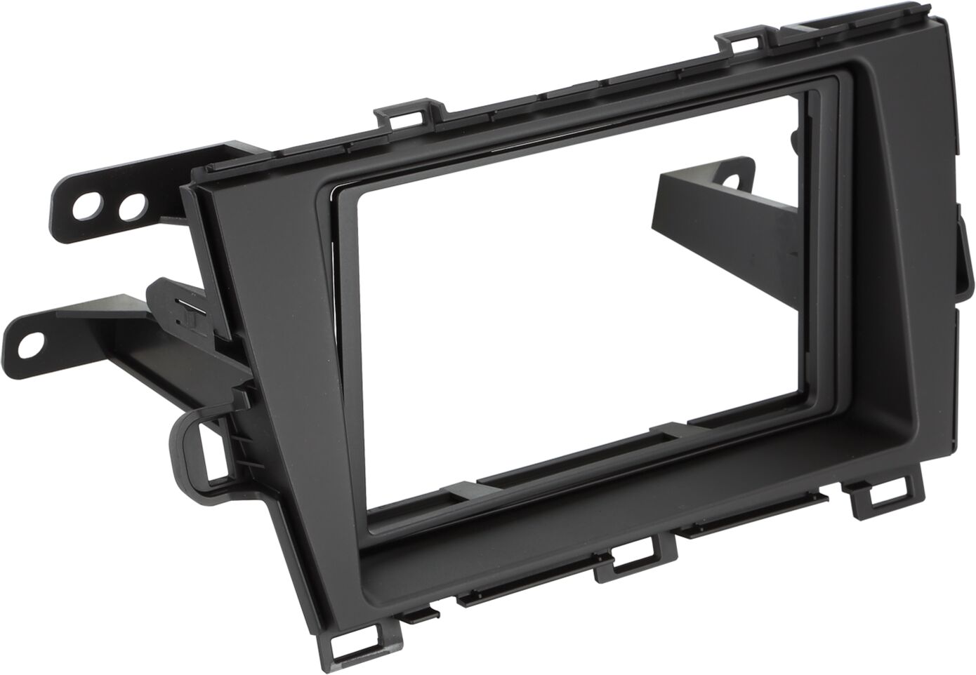 2-DIN Paneel Toyota Prius III ZVW30/ZVW35 (XW3) Prius+ (XW3/XW4)  Kleur: Zwart (METRA) - 381300 23 nur blende - 381300-23