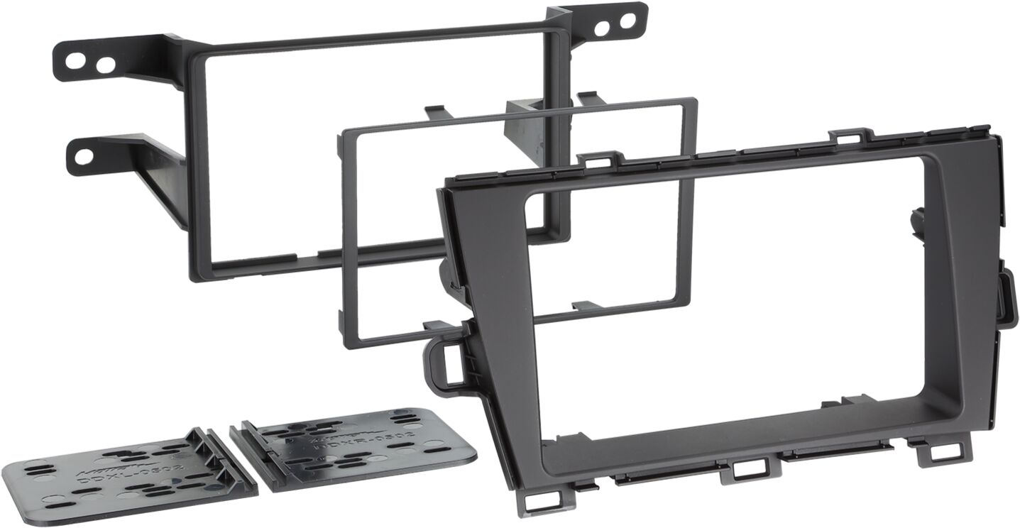 2-DIN Paneel Toyota Prius III ZVW30/ZVW35 (XW3) Prius+ (XW3/XW4)  Kleur: Zwart (METRA) - 381300 23 parts - 381300-23