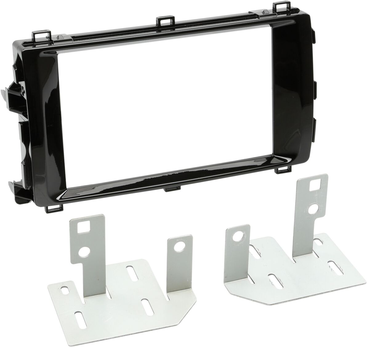 2-DIN Paneel Toyota Auris - Auris Sport  2013-2015 | Kleur: Piano Zwart - 381300 24 - 381300-24