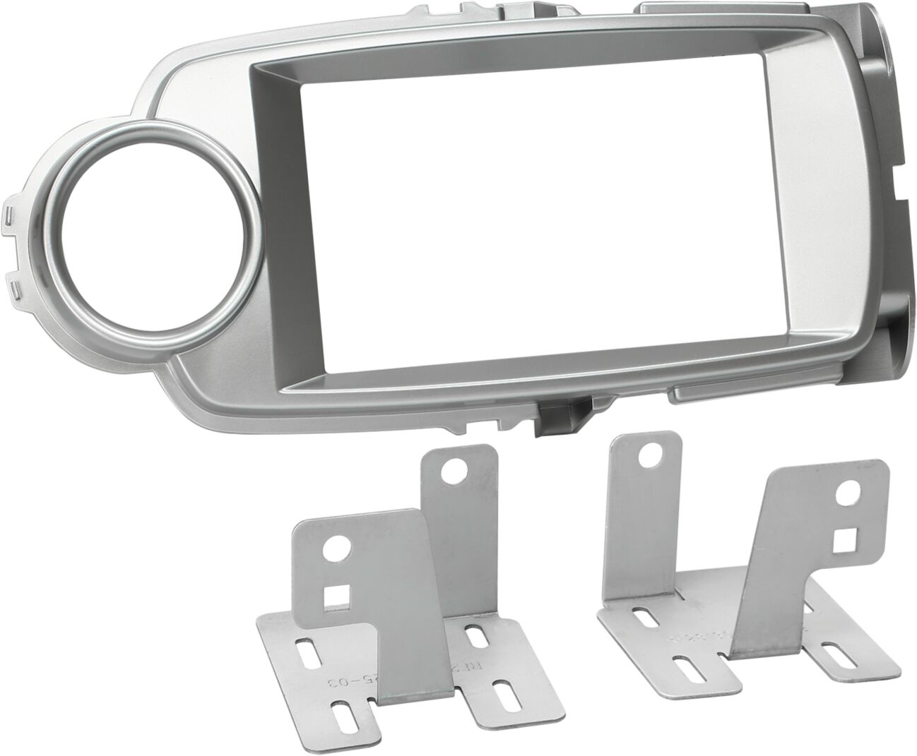 2-DIN Paneel Toyota Yaris 2011-2014 Kleur: Zilver - 381300 25 1 - 381300-25-1