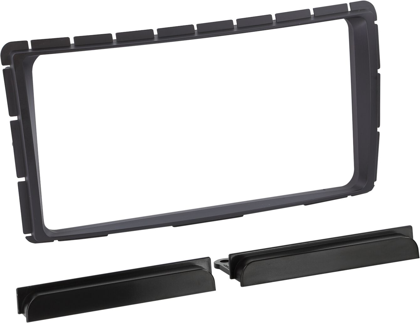 2-DIN Paneel Toyota Hilux N25 facelift 2011-2016 Kleur: Zwart - 381300 29 - 381300-29