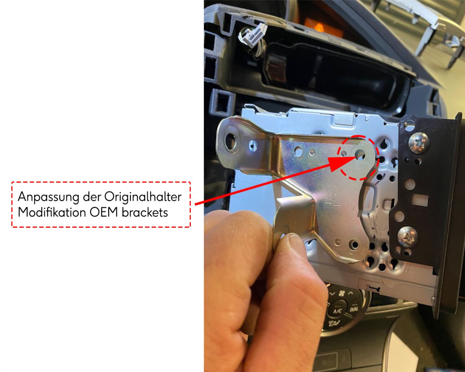 2-DIN Paneel Toyota Verso 2009-2018 Kleur: Zilver - 381300 37 1 anpassung - 381300-37-1