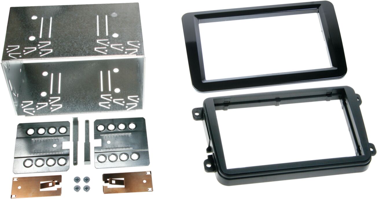 2-DIN Paneel Seat - Skoda - Volkswagen Kleur: Piano Zwart - 381320 10 2 - 381320-10-2