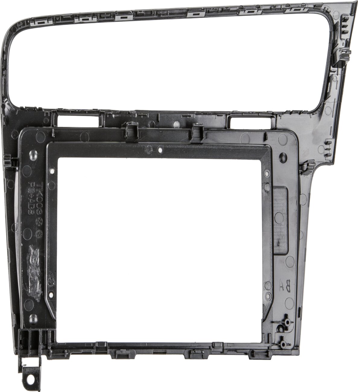 2-Din Paneel 10"  VW Golf 7 2013-2020 Zwart - 381320 138 1 rear - 381320-138-1