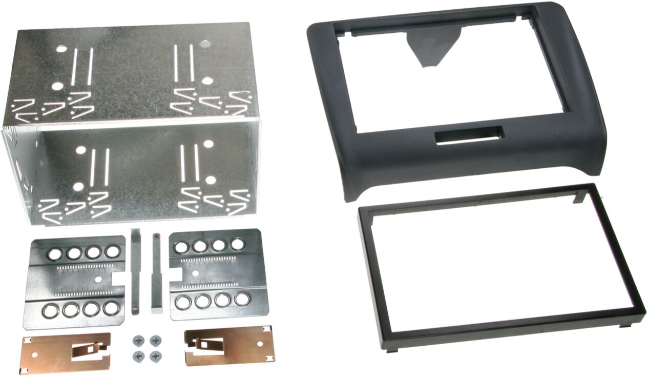 2-DIN Paneel Audi TT (8J) 2006-2014 Kleur: Zwart - 381320 19 - 381320-19