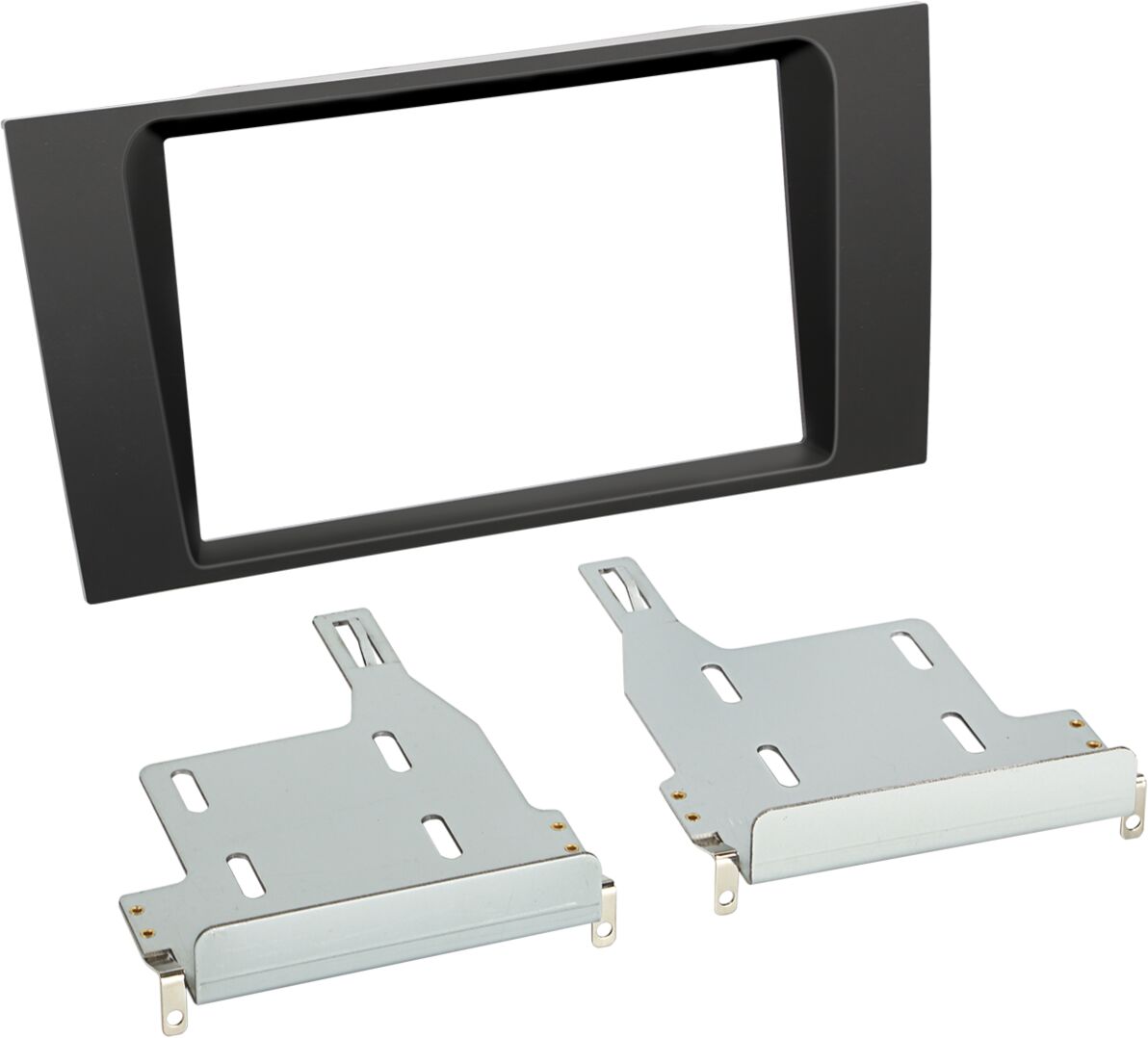 2-DIN Paneel Audi A4 Symphony 2000-2001 Zwart  - 381320 21 1 - 381320-21-1