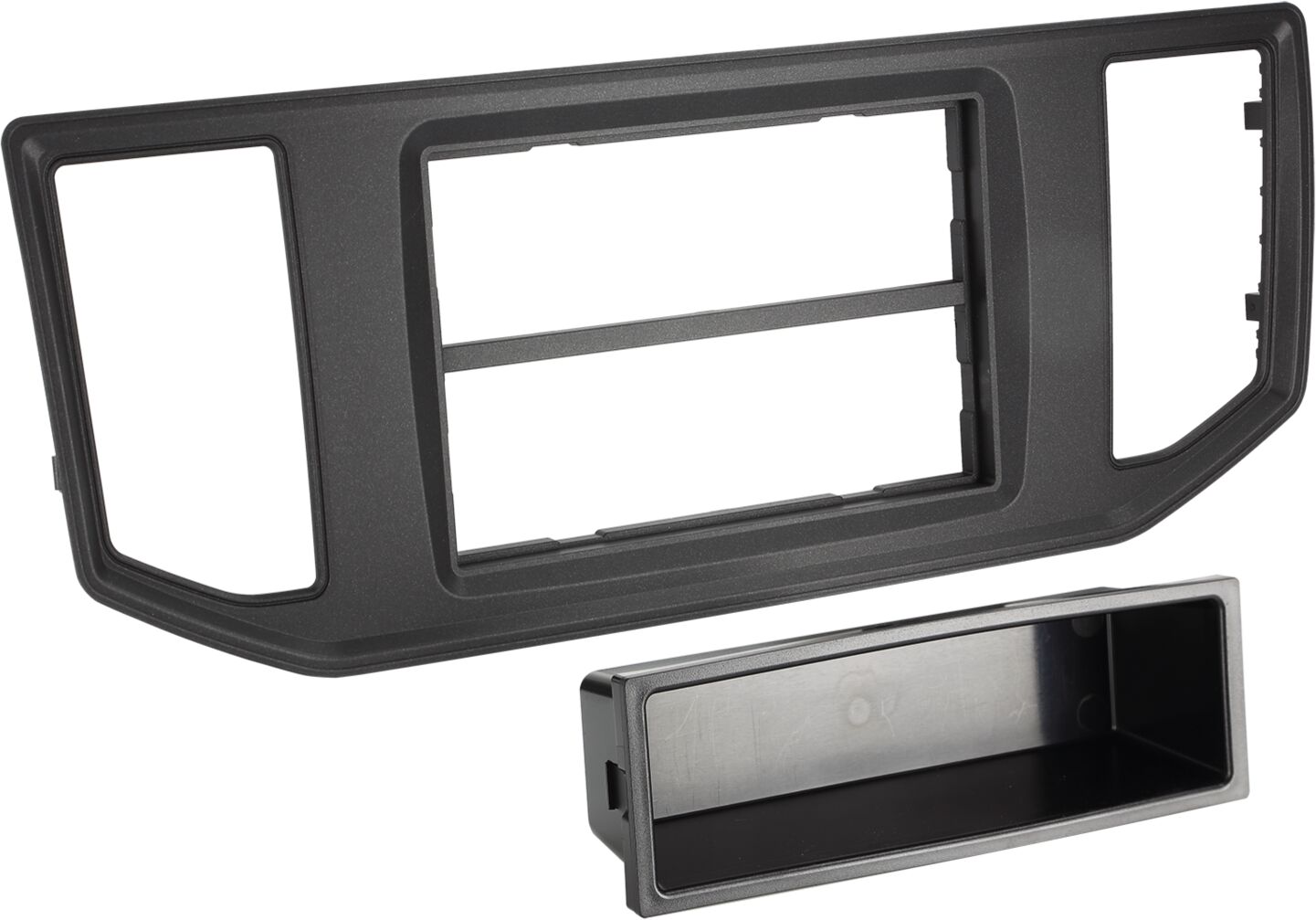 2-DIN Paneel Volkswagen Crafter 2017-2019 Kleur: Zwart  - 381320 26 1 - 381320-26-1