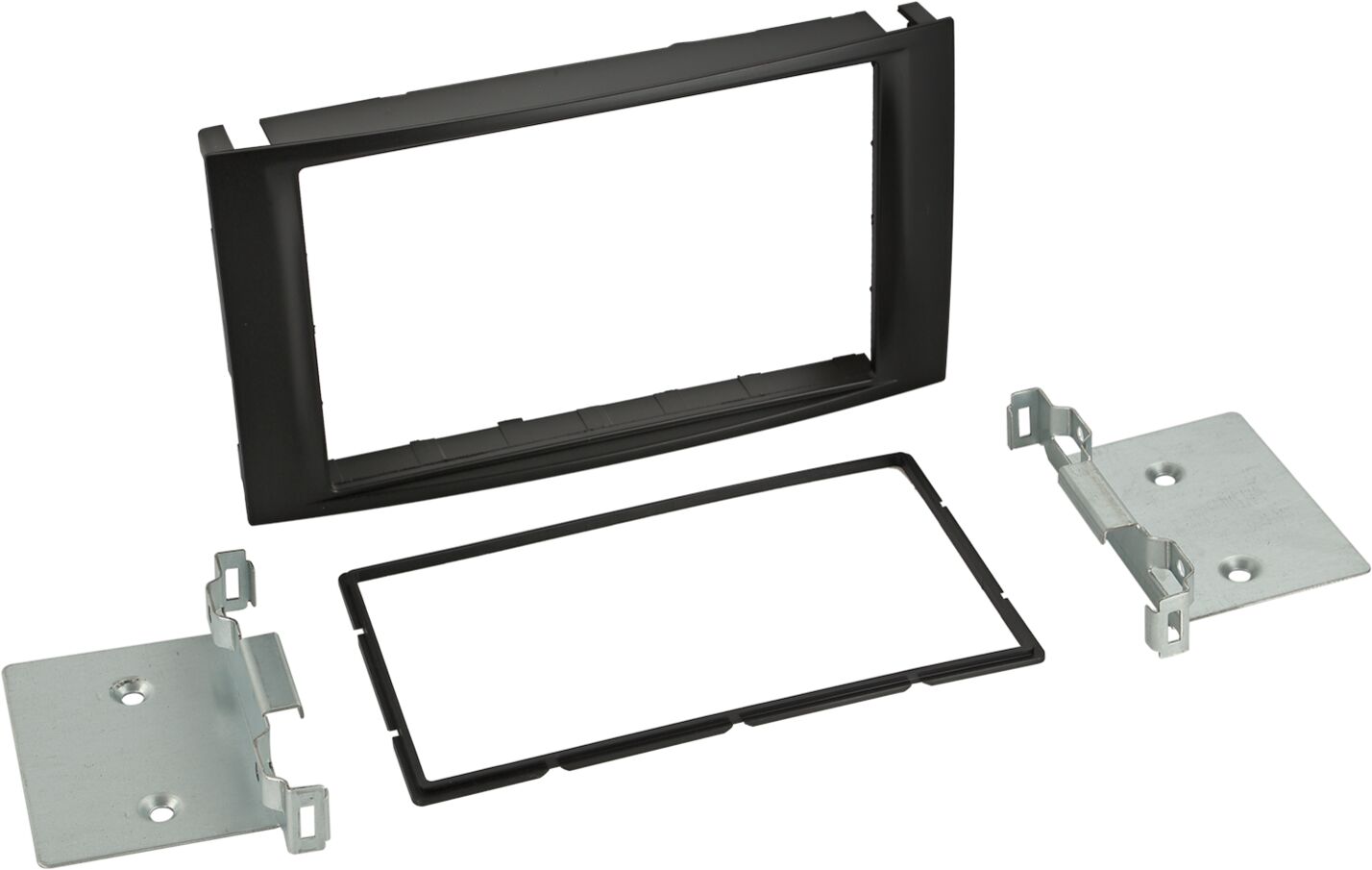 2-DIN Paneel Volkswagen T5/ Multivan - Kleur: Zwart - 381320 27 1 - 381320-27-1