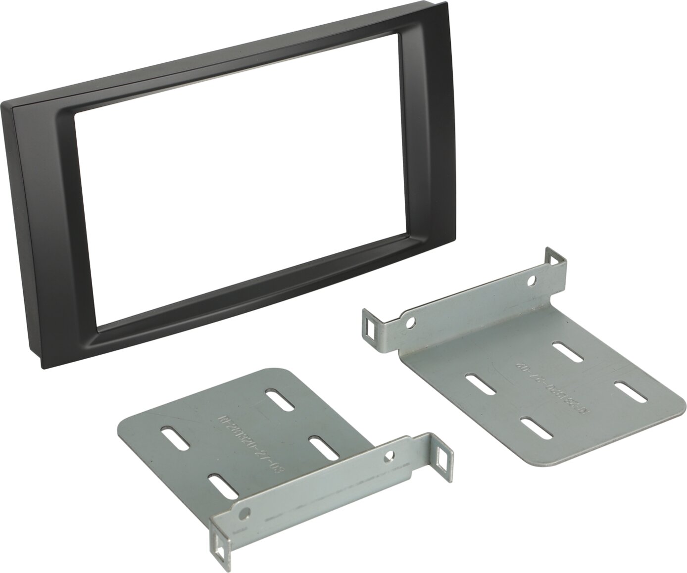 2-DIN Paneel Volkswagen T5/ Multivan - Touareq - Kleur: Zwart - 381320 27 2 - 381320-27-2