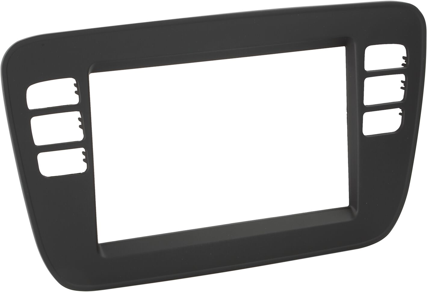 2-DIN Paneel Volkswagen up! / Seat Mii / Skoda Citigo 2011-2016  Kleur: Zwart - 381320 36 1 nur blende - 381320-36-1