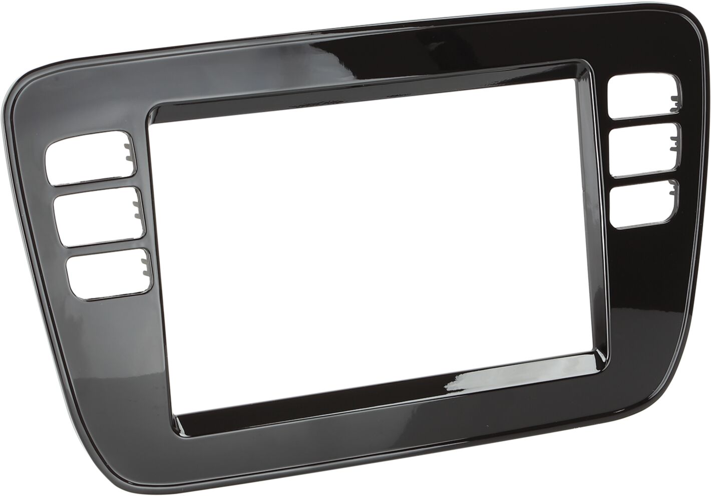 2-DIN Paneel Volkswagen up! / Seat Mii / Skoda Citigo 2011-2016  Kleur: Piano zwart - 381320 36 2 nur blende - 381320-36-2
