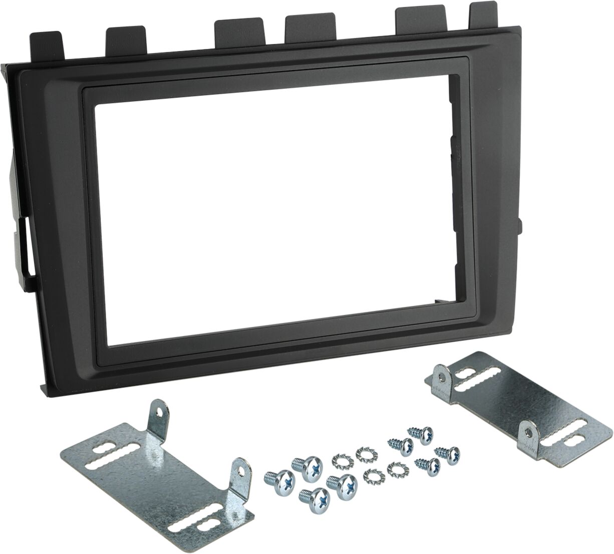 2-DIN Paneel  Volkswagen Polo/Transporter 6.1 2018-2023 Kleur : Zwart  - 381320 37 1 - 381320-37-1