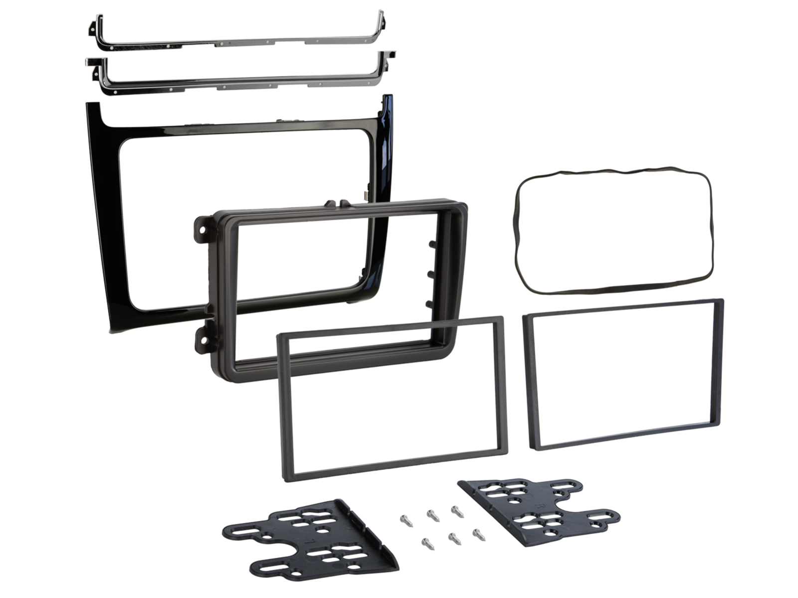 2-DIN frame Volkswagen Polo 2014-2017 Piano Zwart - 381320 41 2 1 - 381320-41-2