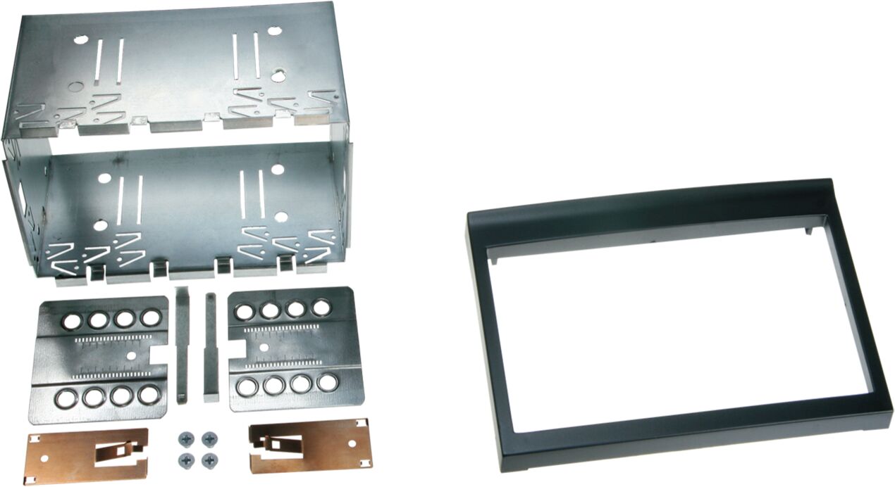 2-DIN Paneel Porsche 911(996)/ Porsche Boxter (986) - Kleur: zwart - 381323 02 - 381323-02