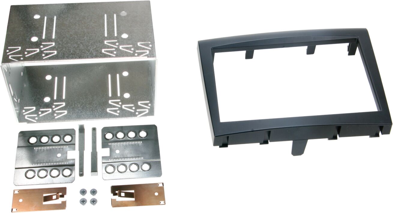 2-DIN Paneel Porsche 911 (997) / Boxster (987) / Cayman (987C)  - Kleur: zwart - 381323 03 2 - 381323-03-2
