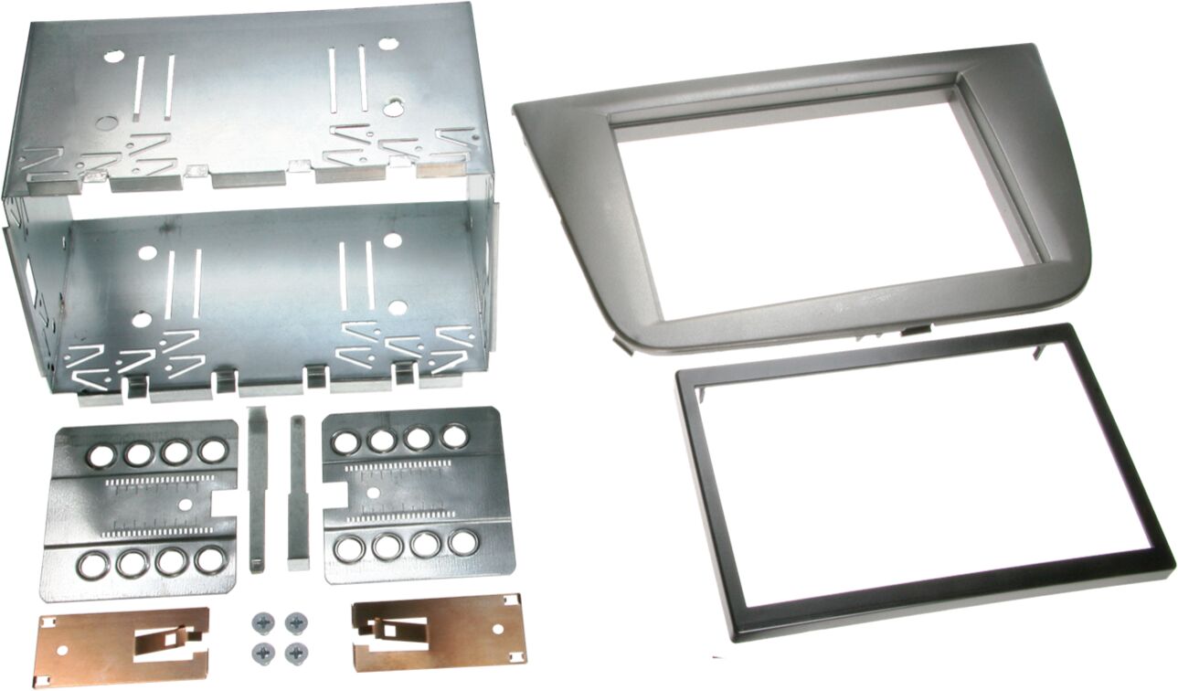 2-DIN Paneel Seat Altea (5P/5PN) / Altea XL (5P/5PN) Seat Toledo (5P/5PN  Kleur: Antraciet - 381328 04 - 381328-04