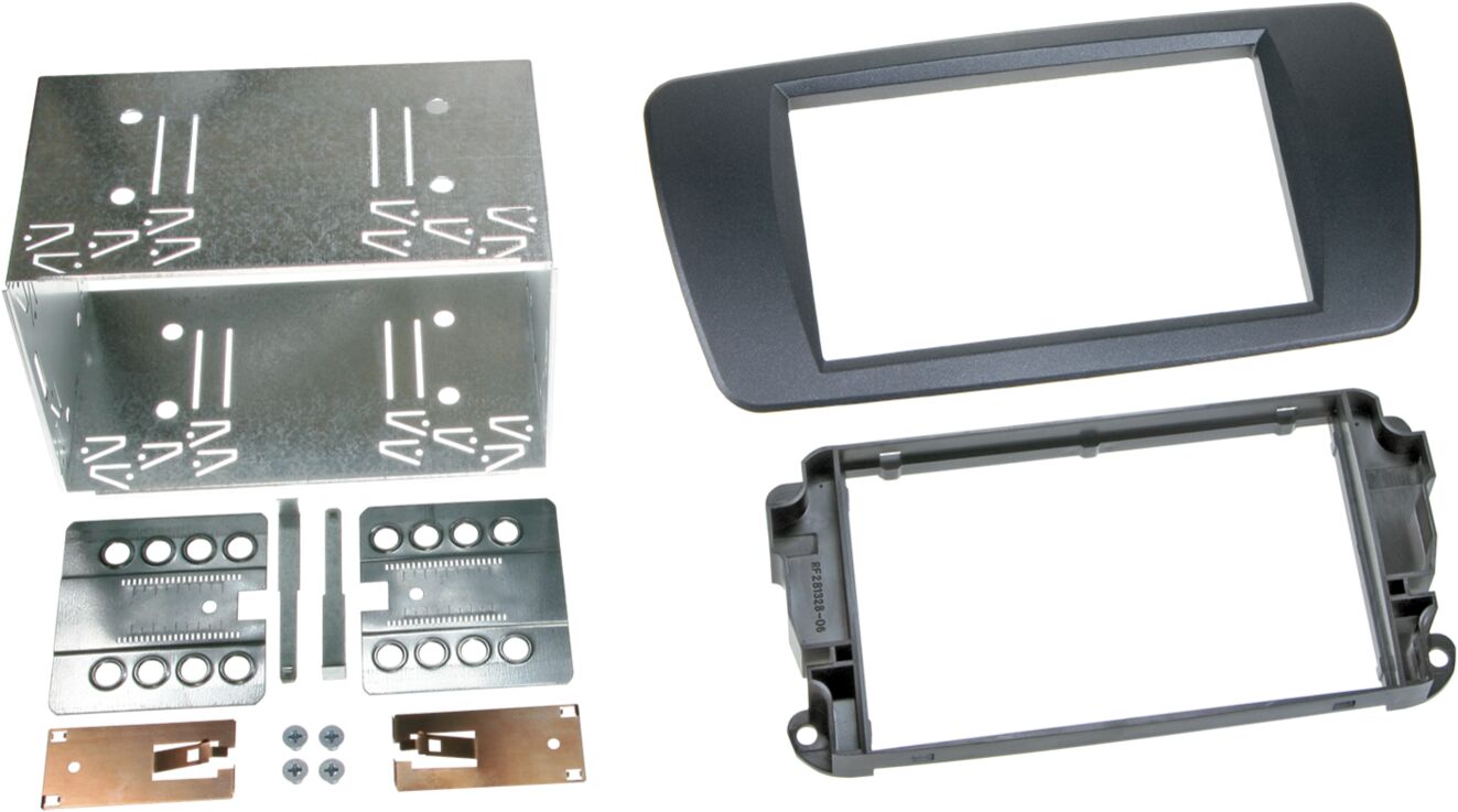 2-DIN Paneel Seat Ibiza (6J) 2008-2015 - Kleur: Asbak zwart - 381328 06 1 - 381328-06-1