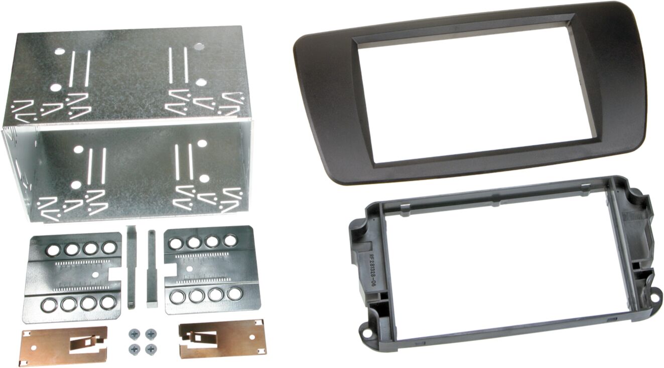 2-DIN Paneel Seat Ibiza (6J) 2008-2017 - Nit Zwart - 381328 06 2 - 381328-06-2
