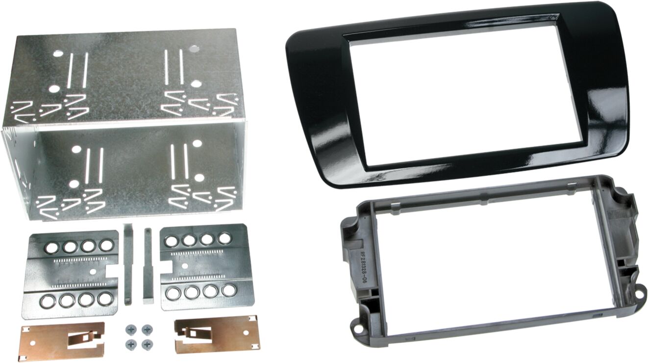 2-DIN Paneel Seat Ibiza 2008-2017 - Kleur: Piano Zwart - 381328 06 5 - 381328-06-5