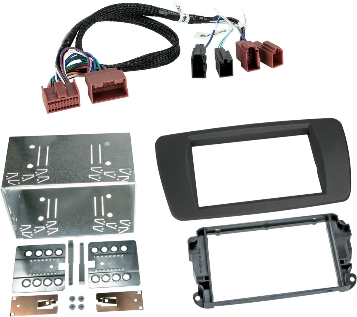 2-DIN Paneel Seat Ibiza 2014-2017 Kleur: Tuam grijs  - 381328 08 3 - 381328-08-3