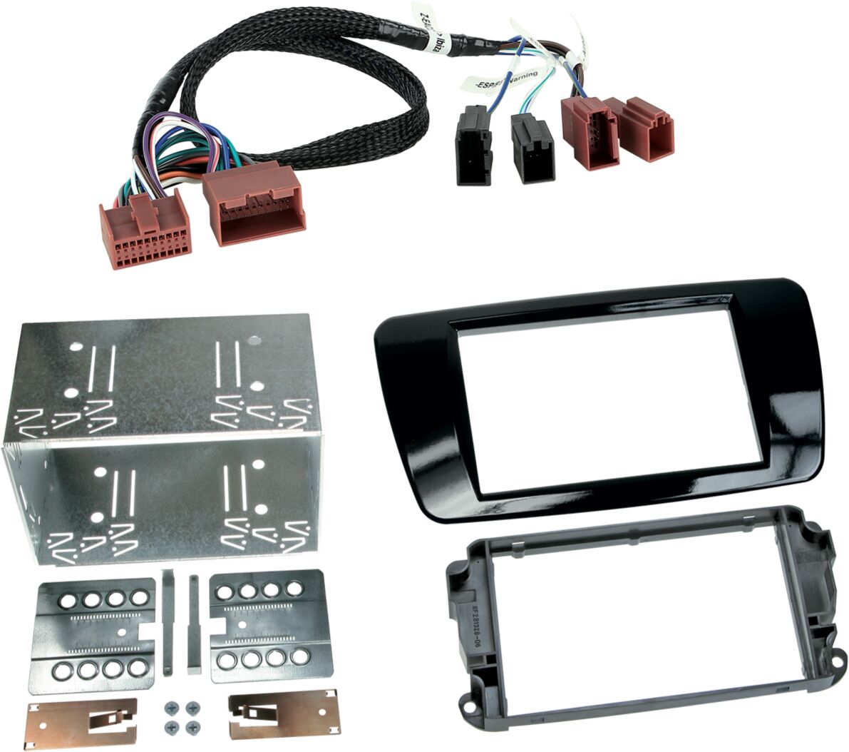 2-DIN Paneel Seat Ibiza 2014-2017 Kleur: Piano Zwart - 381328 08 4 - 381328-08-4