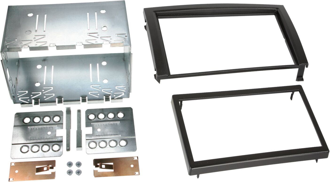 2-DIN Paneel Skoda Fabia (6Y) 2003-2007 Kleur: Zwart - 381340 02 - 381340-02