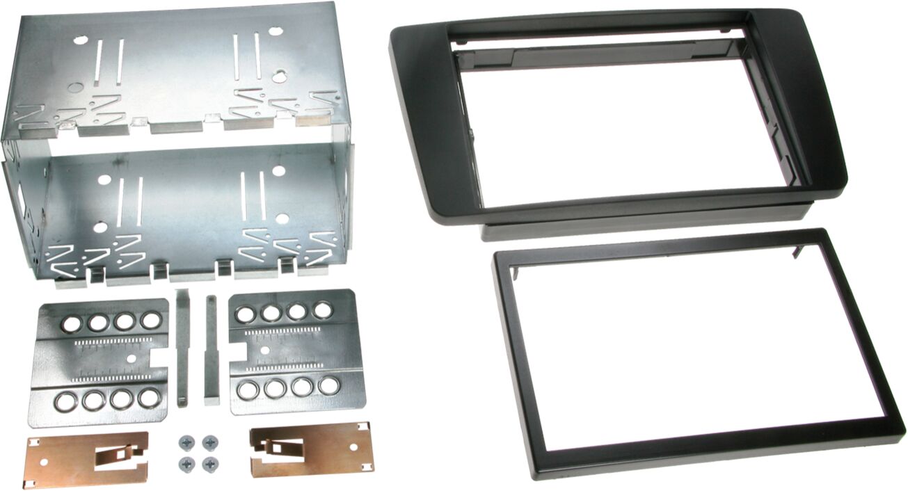 2-DIN Paneel Skoda Octavia (1Z) / Skoda Yeti (5L)  Kleur: Zwart - 381340 03 - 381340-03