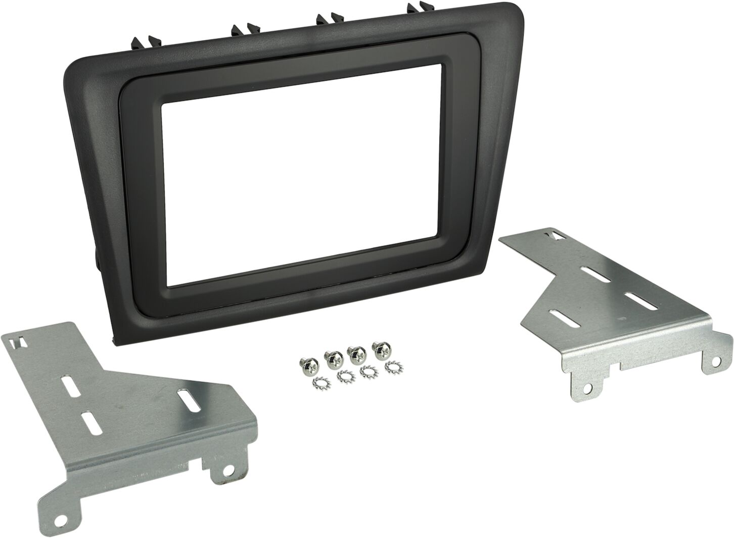 2-DIN Paneel Skoda Rapid 2013-2019 zwart - 381340 10 - 381340-10