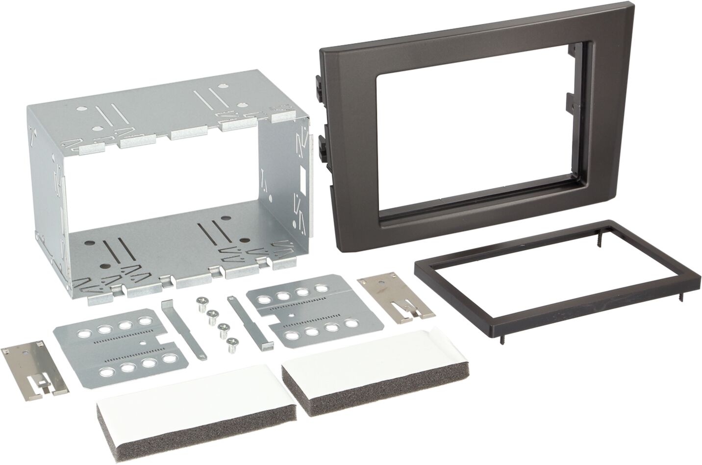 2-DIN Paneel Volvo XC90 2002-2014 - Kleur: Zwart  - 381352 07 - 381352-07