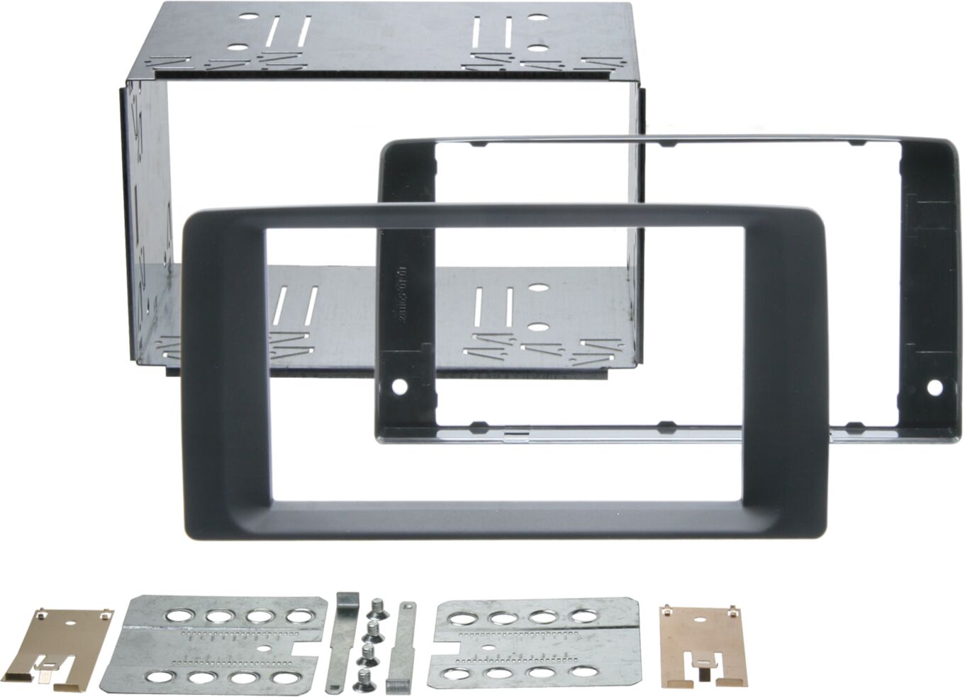 2-DIN Paneel diverse modellen MAN 2007-2020 - Kleur: Rubbertouch zwart - 391165 01 - 391165-01