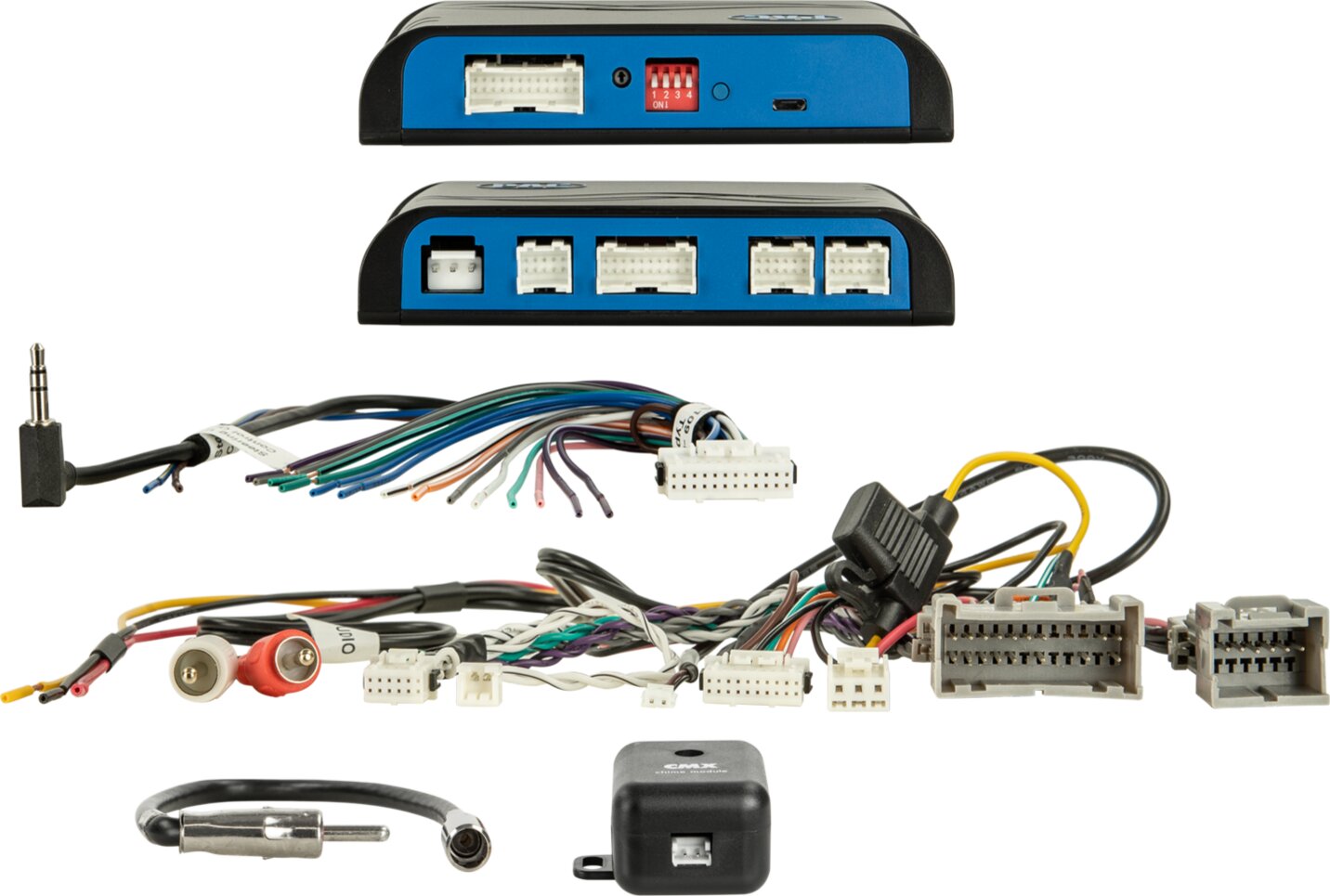 Actieve system adapter met CAN-BUS data interface Cadillac / Chevrolet / GMC /Hummer - 41 1237 001 front - 41-1237-001