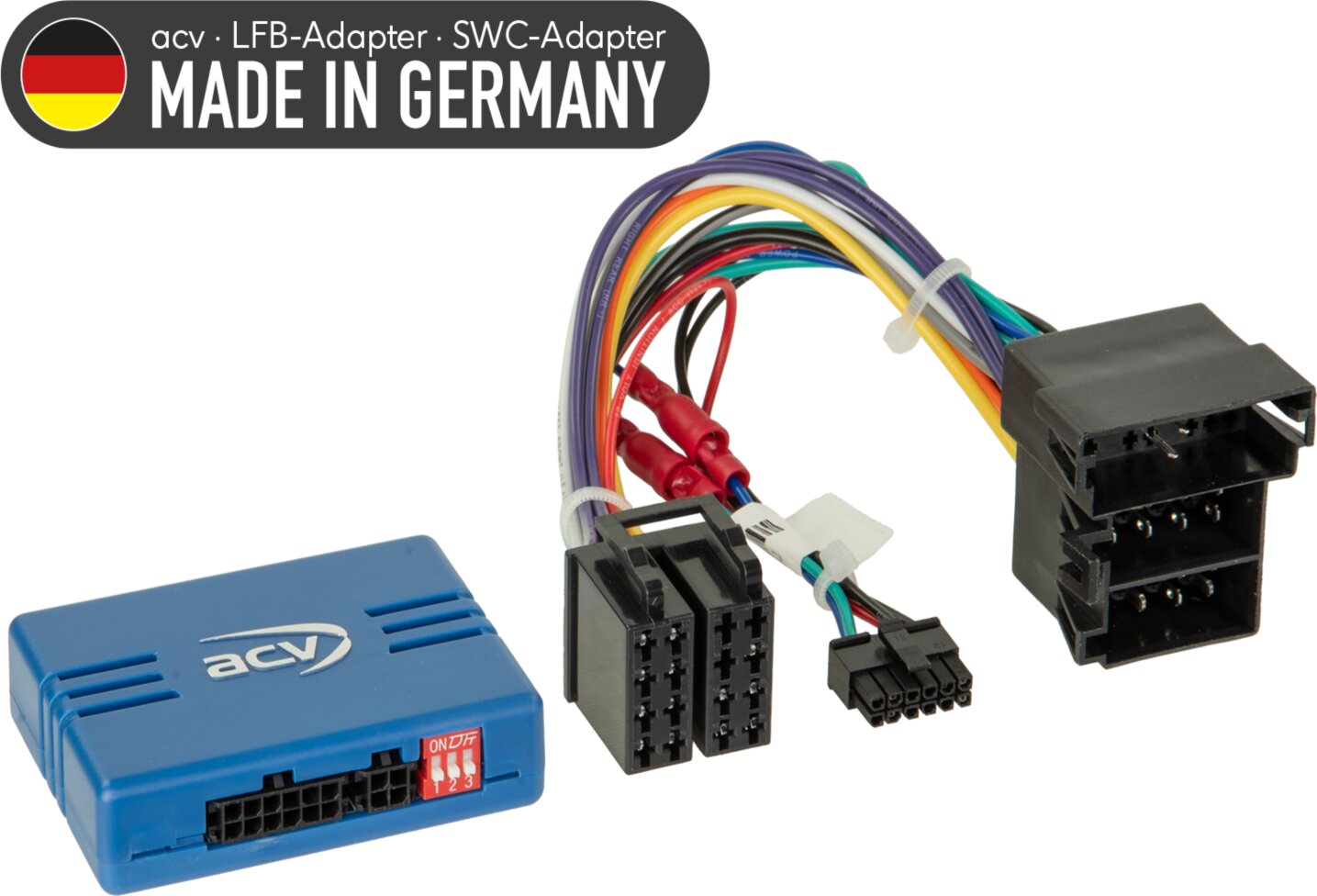 S.W.I. Citroen/Fiat/Opel/Peugeot ISO/Mini ISO analog (42sfa016) PRO serie incl multilead - 42a 1094 016 - 42a-1094-016