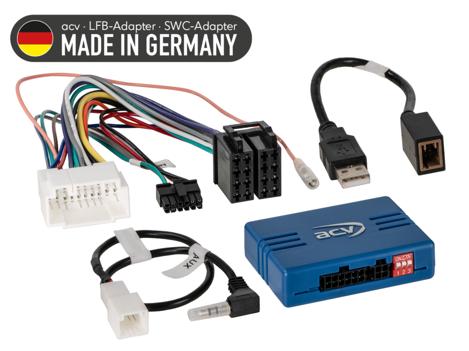 S.W.I. Suzuki Ignis/Jimny/Swift/SX4/Vitara 20Pin USB/AUX PRO serie incl multilead - 42a 1292 003 - 42a-1292-003