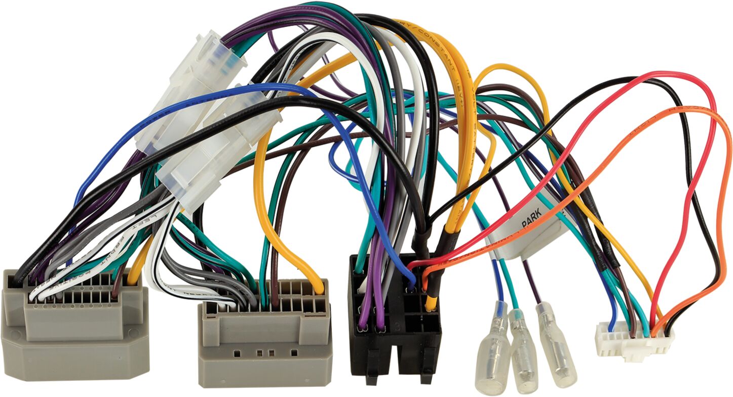 2-DIN Kit Dodge/ Jeep/ Chrysler stuurwielbediening met geluid bediening, multilead en 2 antenne adap - 42sch00c cable - 621145-07-1