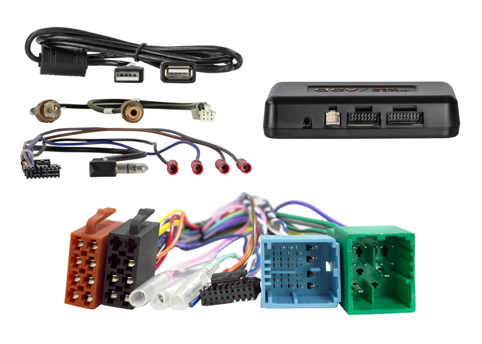 S.W.I. + Info adapter incl. lead Citroen/ Fiat/ Opel/  VoertuigenMultilead (43uft03) - 43xft03 - 43xft03